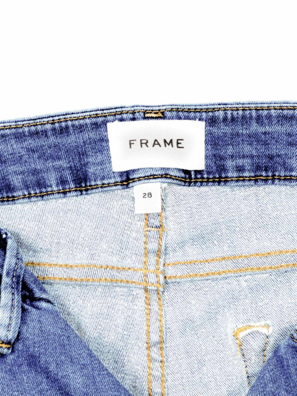 FRAME Le Crop Mini Boot Jeans Womens 28 Poe Medium Wash Crop Flare - Picture 8 of 13